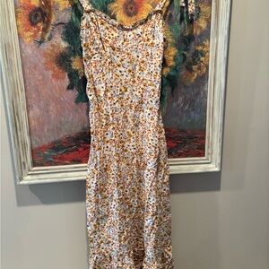 Mimi Chica Multicolor Floral Midi Dress